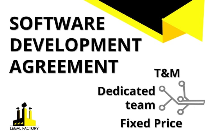 I will write software development agreement