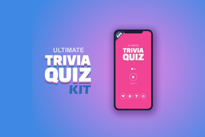 I will develop trivia game, quiz game