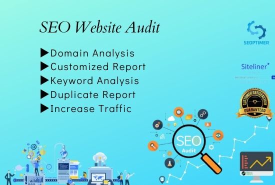 I will provide detailed SEO audit for your website