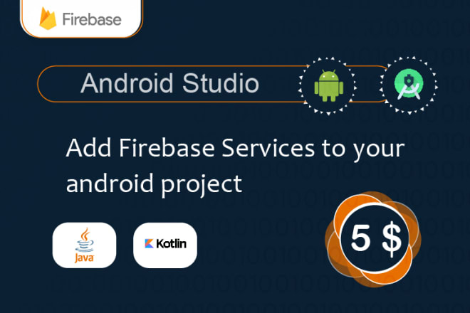 I will add firebase cloud services into your android studio project