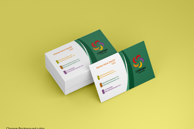 I will amazing modern business card design