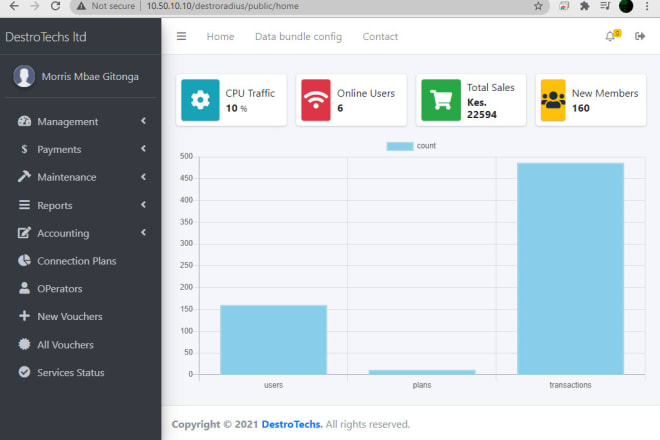 I will automate your radius users management