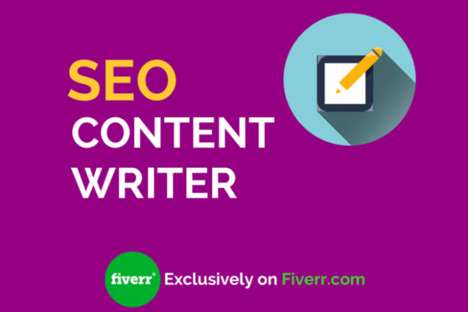 I will be an SEO content writer and article rewriter