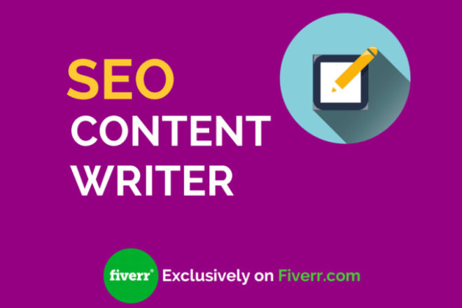 I will be an SEO content writer and article rewriter