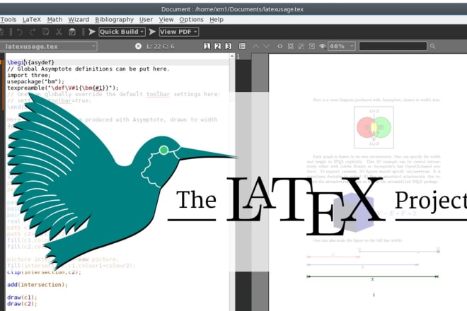 I will be latex typer, typing math equation, documentation