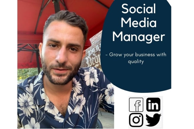 I will be your exclusive social media manager,designer and marketer