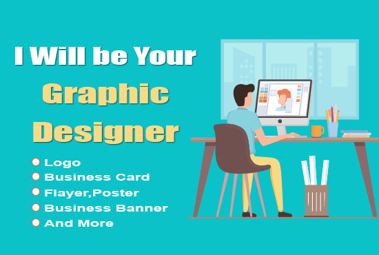 I will be your professional graphic designer
