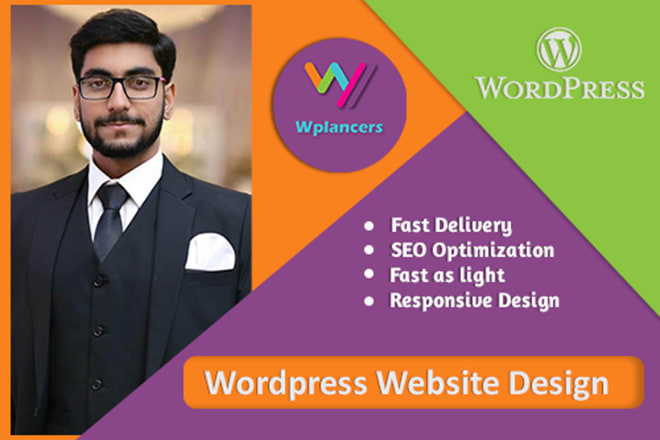 I will be your wordpress website designer developer