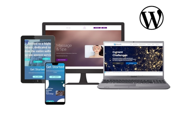 I will build a modern wordpress website or blog