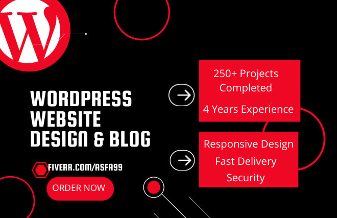 I will build business wordpress website or blog design