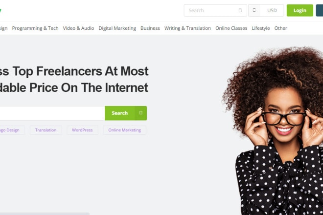 I will build HQ online freelancing website like fiverr