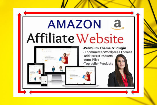 I will build money making amazon affiliate website with 9000 products