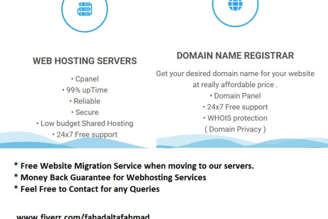 I will buy domain, web hosting server,install wordpress