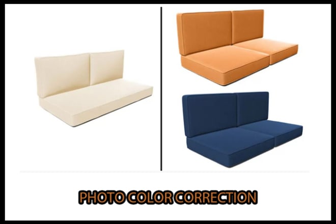 I will color correction and color change from photos