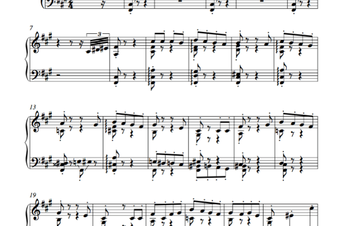 I will copy, edit, format sheet music in sibelius