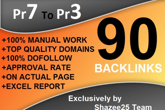 I will create 90 dofollow backlinks blog comments on actual page pr7 to pr3