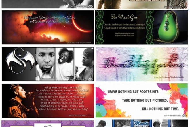 I will create a custom facebook timeline cover