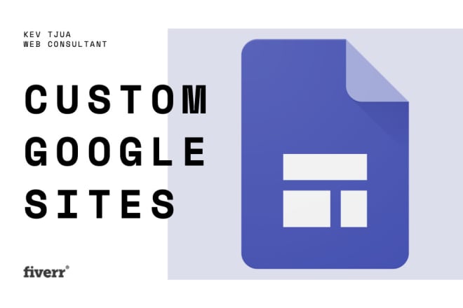 I will create a custom google site for your business