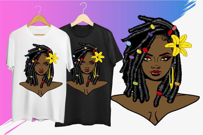 I will create a custom illustrated t shirt design