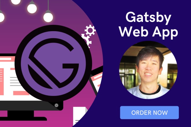 I will create a progressive static gatsby application or website that is very fast