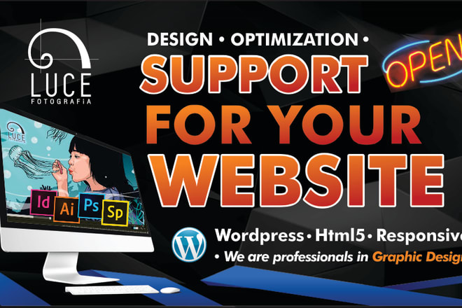 I will create a responsive wordpress website or blog