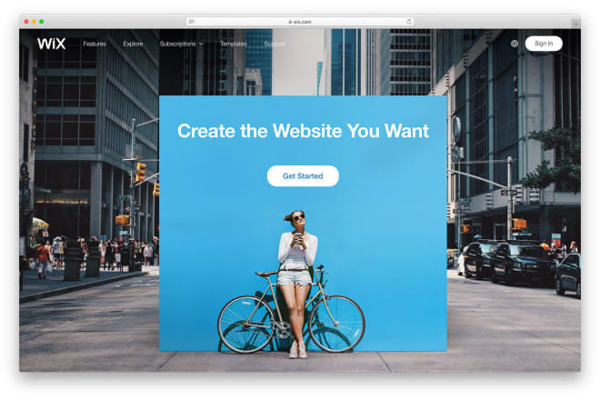 I will create a very attractive wix website design