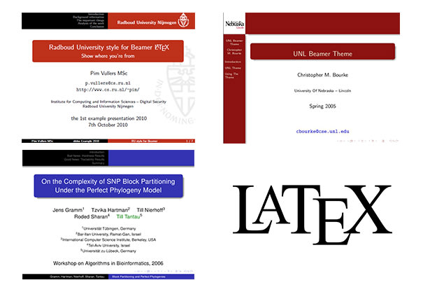 I will create beamer presentation on latex