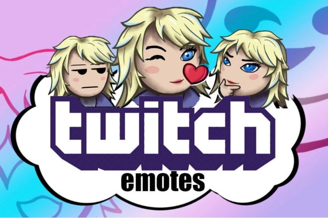 I will create chibi custom panels and emotes for twitch