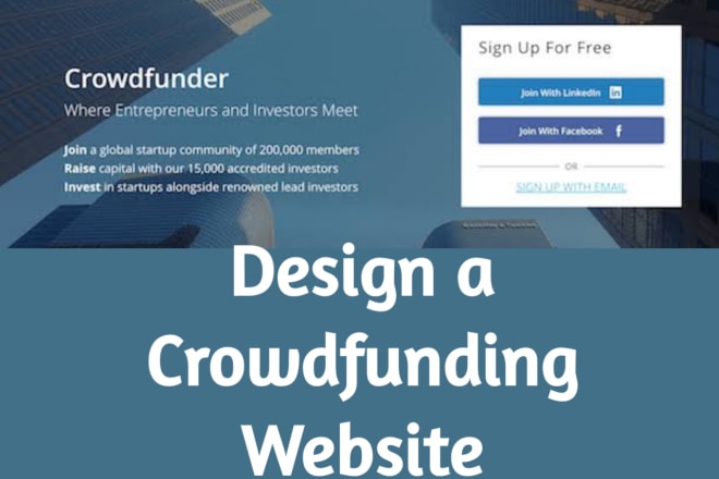 I will create crowdfunding website for ngo, donation and charity