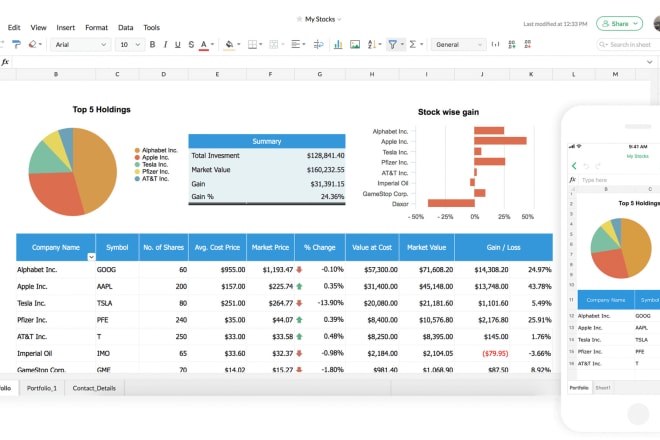 I will create custom, automated excel inventory management system