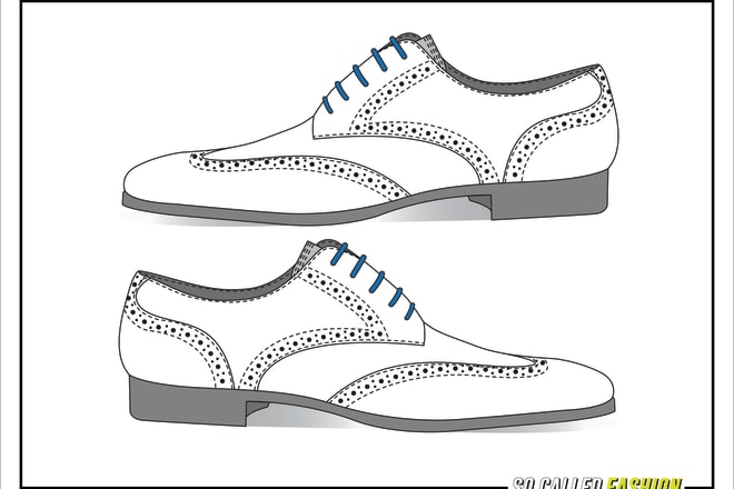 I will create fashion cad, flat sketches for accessories and footwear