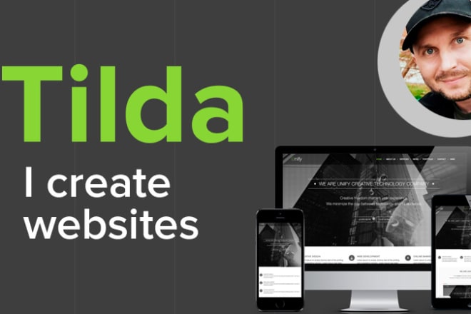 I will create or modify a site on tilda