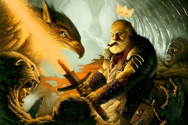 I will create original concept art and character design