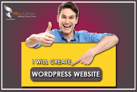 I will create professional and responsive wordpress website