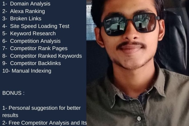 I will create SEO audit report competitor analysis using ahref and moz pro