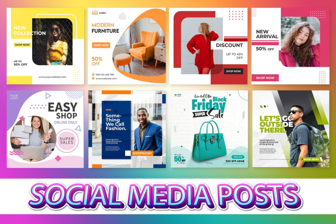 I will create stunning social media post images, quotes and content