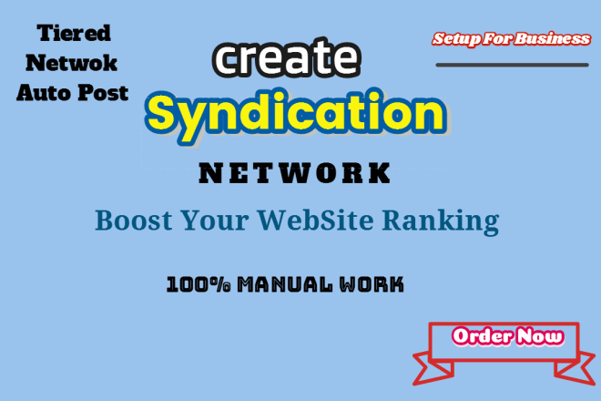 I will create syndication network for your website rss to other social sites