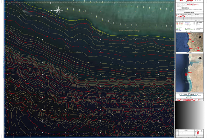 I will create topographic survey drawings from raw data