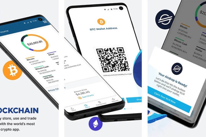 I will create wallet app, crypto wallet app, wallet