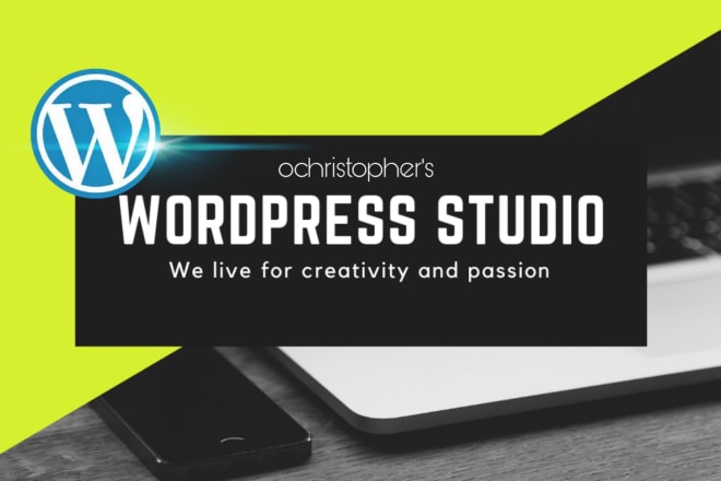 I will create website with wordpress