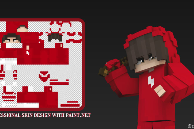 I will create your own unique minecraft skin