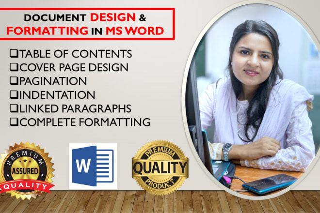 I will create,design,edit,format and convert your ms word document