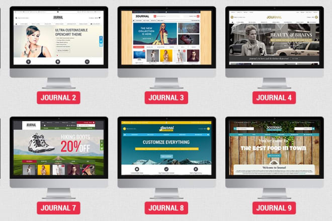 I will customize opencart journal theme and provide