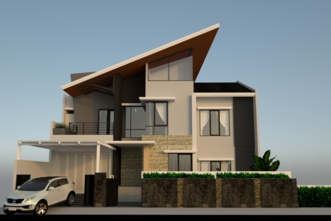 I will design 3d architectural model and rendering