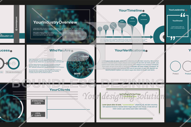 I will design a decent portfolio and catalogue for your company