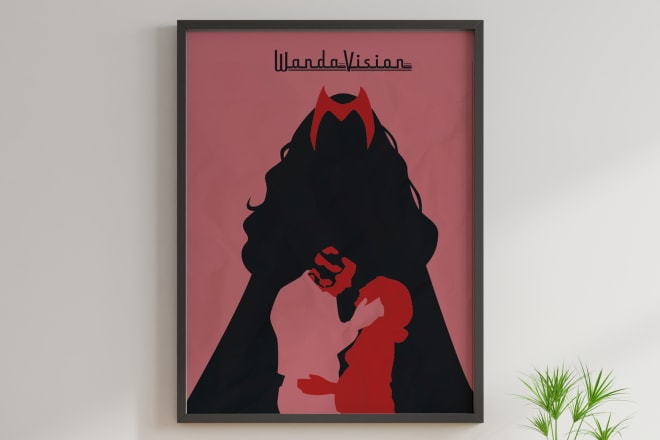 I will design a minimalist poster from your favorite movies, animes or personal ideas