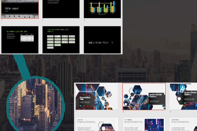 I will design a multipurpose powerpoint presentations or templates