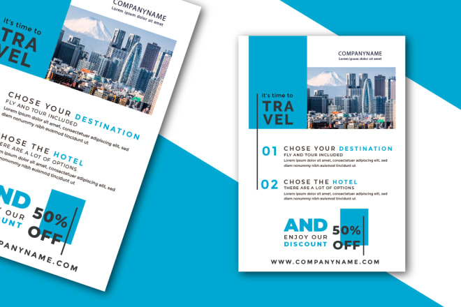 I will design a profesional advertising flyers