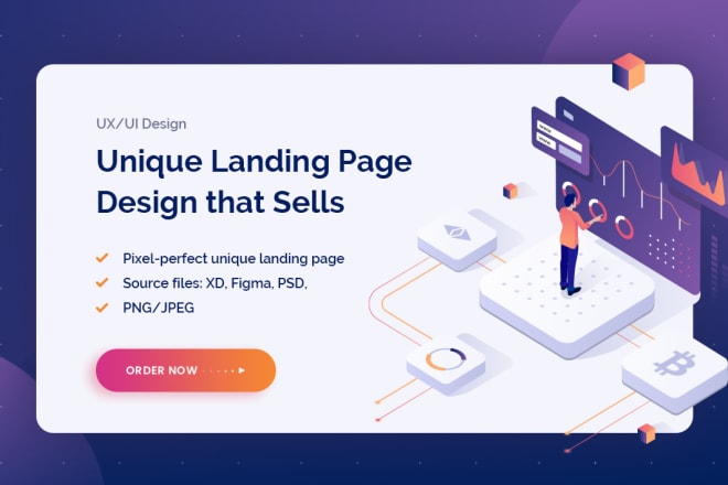 I will design a unique landing page that sells