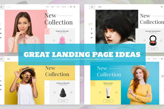 I will design amazing landing page, wix landing page, shopify landing page, sales page